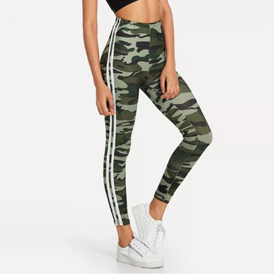 GEO Camouflage Striped Leggings – Versari Active Wear